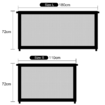 Magic Pet Gate for House Black Portable Mesh Folding Safety Fence Baby Dog Gate Isolated Gauze Enclosure Gate Pet Dog Supplies 110*72cm