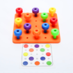 New Hot 30PCS Peg Board Set Montessori Therapy Fine Motor Toy for Toddlers Pegboard Toy For Children