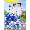 SizeS Roller Skates for Girls and Boys,Adjustable 3 Sizes for Kids Toddler Rollerskates with Light up Wheels