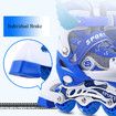 SizeS Roller Skates for Girls and Boys,Adjustable 3 Sizes for Kids Toddler Rollerskates with Light up Wheels