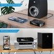 Bluetooth 5.0 Receiver Transmitter FM Stereo AUX 3.5mm Jack RCA Wireless NFC Bluetooth Audio Adapter for TV PC Headphone