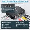 Bluetooth 5.0 Receiver Transmitter FM Stereo AUX 3.5mm Jack RCA Wireless NFC Bluetooth Audio Adapter for TV PC Headphone