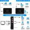 Bluetooth 5.0 Receiver Transmitter FM Stereo AUX 3.5mm Jack RCA Wireless NFC Bluetooth Audio Adapter for TV PC Headphone