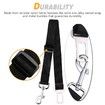 2Pcs Dog Leash Seat Belt ,Safety Lead with Swivel Clip and Adjustable Length for Pets,Seatbelt Harness for All Vehicles