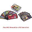 Game Minecraft UNO Card Multicolor Fun Family Entertainment Strategy Play Night Party Edition Interactive