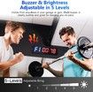 Gym Timer, LED Workout Clock, Countdown or Up Clock, With Ultra Clear Digital Display
