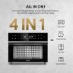 Maxkon Air Fryer Large Convection Oven Electric Digital Toaster Big Air Cooker Oil Free 1800W 30L Dual Cook Function Black