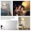 Adjustable LED Floor Lamp Arc Standing Reading Light Storage Shelf Living Room Bedroom White