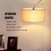 Adjustable LED Floor Lamp Arc Standing Reading Light Storage Shelf Living Room Bedroom White