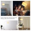 White Arc LED Floor Lamp Corner Standing Reading Light Adjustable Living Room Bedroom