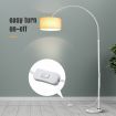 White Arc LED Floor Lamp Corner Standing Reading Light Adjustable Living Room Bedroom
