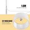 White Arc LED Floor Lamp Corner Standing Reading Light Adjustable Living Room Bedroom