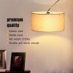 White Arc LED Floor Lamp Corner Standing Reading Light Adjustable Living Room Bedroom