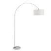 White Arc LED Floor Lamp Corner Standing Reading Light Adjustable Living Room Bedroom
