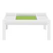 Kids Wooden Activity Table Lego Play Center Toys Storage Desk Compatible with Building Blocks