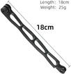 Aluminum Alloy Extension Arm Metal Pole Mount Helmet Stick Extension Arm Mount for Gopro MAX/8/7/6,Insta360 One R 360 VR Edition and More(Black)