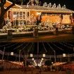 4-Pack 160FT 400 LED Solar String Lights Outdoor, Waterproof Solar Fairy Lights with 8 Lighting Modes, Solar Outdoor Lights for Tree Christmas Wedding Party Decorations Garden Patio (Warm White)