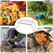 Portable Stainless Steel Folding Grill with Carry Bag