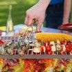 Portable Stainless Steel Folding Grill with Carry Bag