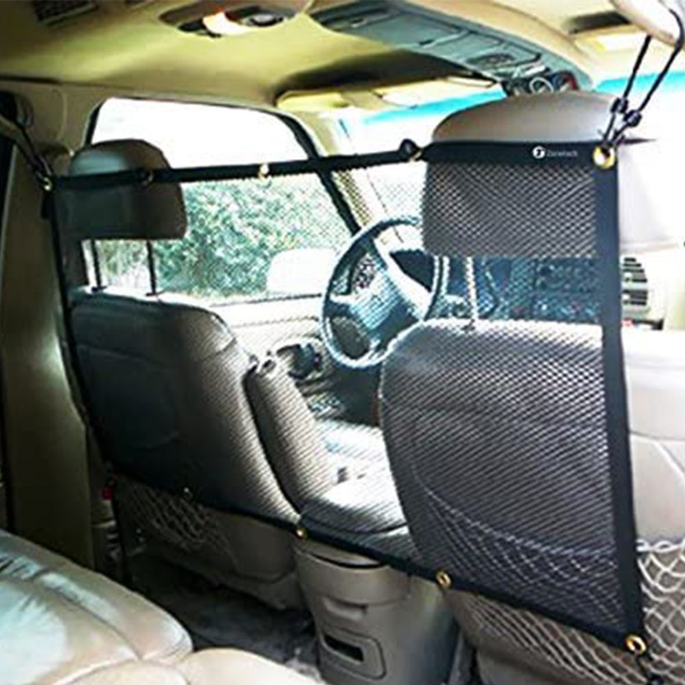Pet Car Net Barrier , Universal Mesh Vehicle Pet