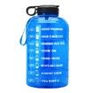 3.7L Leak-Proof Bpa-Free Water Bottle (Retractable Straw), Large Water Bottle Time Stamp Remind You Drink Water, Outdoor