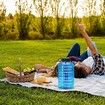 3.7L Leak-Proof Bpa-Free Water Bottle (Retractable Straw), Large Water Bottle Time Stamp Remind You Drink Water, Outdoor