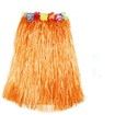 Adult Artificial Grass Hula Skirt For Costume Party , Length 80CM, Orange