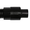 Universal Vacuum Cleaner Hose Extension Threaded Accessories 1.85m Long Black Hose for Vacuums