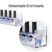 6 Pack Clear Acrylic Floating Shelves Ledge Display for Kids Room Invisible Wall Mounted Bookshelf for Toy Storage