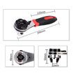 Multifunctional Adjustable Universal Key Torque Spanner Plumbing Auto 6-22mm Ratchet Wrench Multitool Repairing Tool Eco-friendly Plastics Material