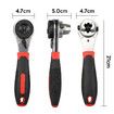 Multifunctional Adjustable Universal Key Torque Spanner Plumbing Auto 6-22mm Ratchet Wrench Multitool Repairing Tool Eco-friendly Plastics Material