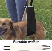 Portable Dog Sling for Back Legs, Dog Lift, Walking Pet Support Assist Tool For Dog (Gray)