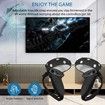 Silicone Touch Controller Grip Cover for Oculus Quest 2 Accessories, Anti-Throw VR Handle Protector with Adjustable Wrist Strap