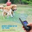 Dog Training Collar, Rechargeable Rainproof 300 Yards Remote Dog Training Collar with Beep