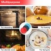 Reusable Silicone Air Fryer Liners, 3 Pieces 8 Inch Non-Stick Air Fryer Liners Silicone Round Replacement Parchment Paper Liners for Ninja, Cosori, Gowise, Instant Pot