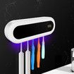 Bathroom Electric 99.9 Percent UV Disinfection Toothbrush Holder Sterilizer Lamp Power Family Instrument Plastic Class Material Origin