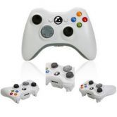 Wireless Shock Game Controller For Microsoft xBox360 White