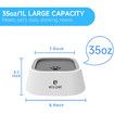 1L/35 oz Dog Spill Proof Pet Water Bowl, Anti-Choking Water Bowl, Slow Pet Water Dispenser Vehicle Carried Water Bowls for Dogs, Cats And Pets
