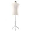 Mannequin Male Dress Form Dressmakers Dummy Torso Manikin Display Stand Tripod Base 151-170cm Skin Tone