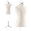 Mannequin Male Dress Form Dressmakers Dummy Torso Manikin Display Stand Tripod Base 151-170cm Skin Tone