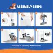 Petscene Automatic Pet Feeder 7L Auto Dog Cat Food Dispenser Voice Recorder 2 Bowls