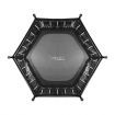 Genki 55 Inch Trampoline Rebounder Kid Rebounding Safety Net Indoor Outdoor Jumping Mat Handle