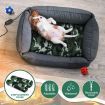 Electric Pet Heat Pad Heated Heating Mat Blanket Dog Cat Bed Timer Thermal Protection 60x45cm with 2 Cloth Covers
