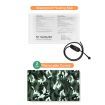 Electric Pet Heat Pad Heating Mat Heated Blanket Dog Cat Bed Thermal Protection Timer XL Size with 2 Cloth Covers