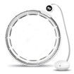 Weighted Hula Hoop Infinity Hoop Hula Hoops for Adults Weight Loss Adjustable 16 Knots Soft Rubber Gravity Ball Attached with a Timer Smart Hula Hoop