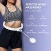 Weighted Hula Hoop Infinity Hoop Hula Hoops for Adults Weight Loss Adjustable 16 Knots Soft Rubber Gravity Ball Attached with a Timer Smart Hula Hoop