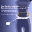 Weighted Hula Hoop Infinity Hoop Hula Hoops for Adults Weight Loss Adjustable 16 Knots Soft Rubber Gravity Ball Attached with a Timer Smart Hula Hoop
