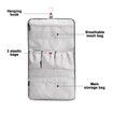 Travel Case for Dyson Airwrap, Portable Hanging Curling Iron Travel Bag with Hanging Hook, Waterproof Travel Storage Case Organizer for Dyson Airwrap (grey)