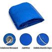 Pool Cover Above Ground Swimming Rectangular Frame 300x201cm UV Resistant Polyethylene Rainproof Dust Protection with Ropes