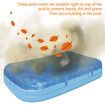 Solar Pool Cover Waterproof Protector Rectangle Dust Shield Swimming Spa Above Ground Paddling for Bestway 305x183cm Energy Saving